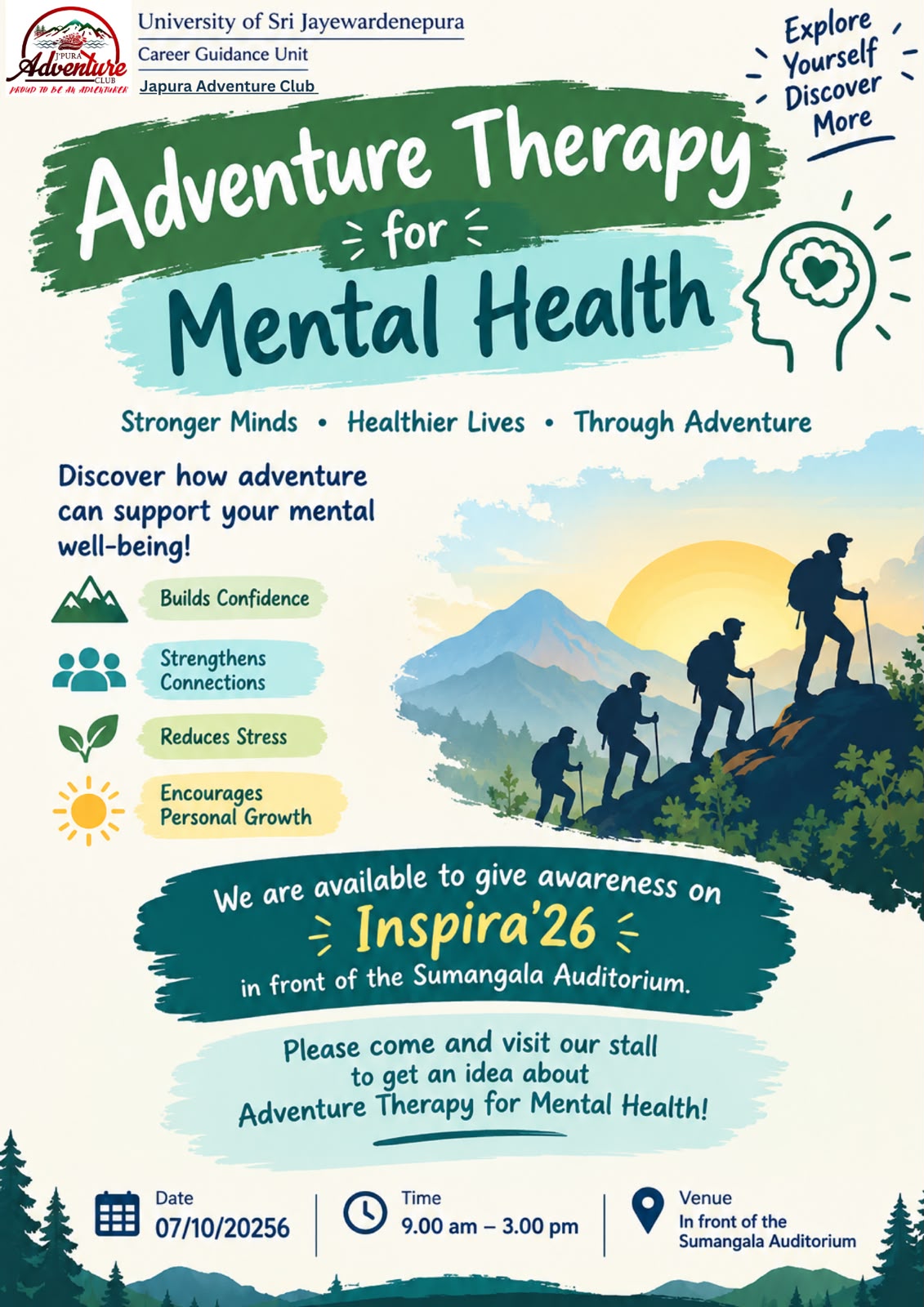 🌿💜 Adventure Therapy at Inspira’26 💜🌿